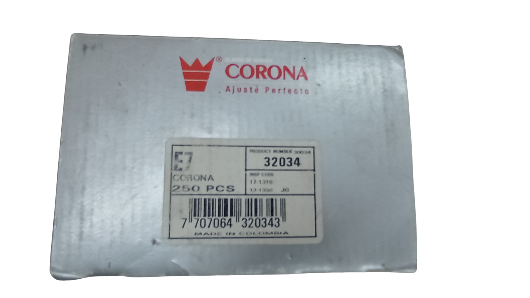 CLAVO DE HERRAR CORONA N°7 x 250 un