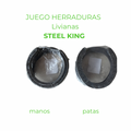 HERRADURA marca "STEEL KING", JUEGO x 4