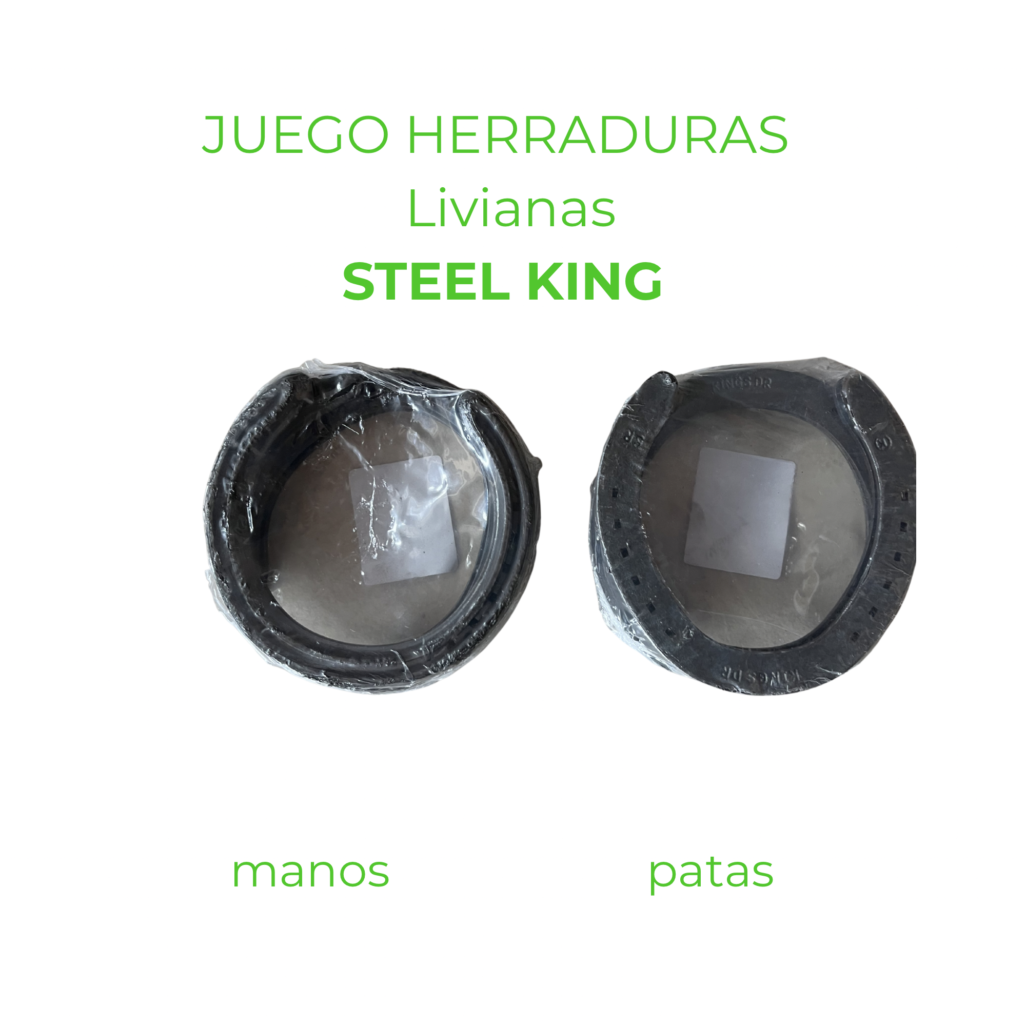 HERRADURA marca "STEEL KING", JUEGO x 4